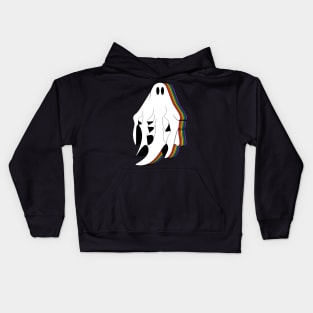 Rainbow Ghost Kids Hoodie